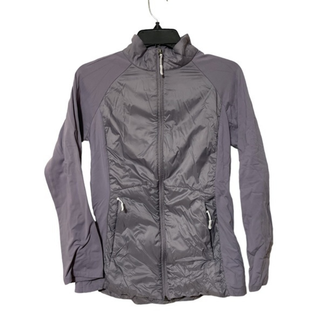 Kyodan Womens Puffer Jacket Hiking Running Violet Down Filled Size Small